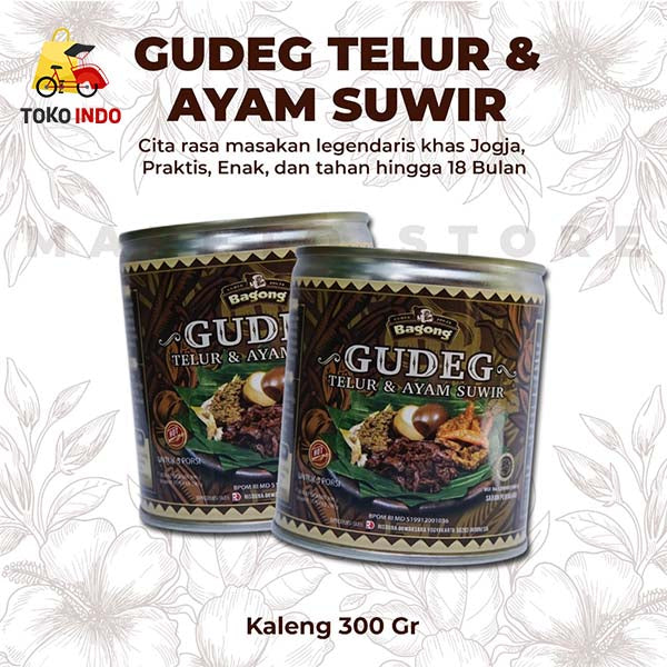 Bagong Gudeg Telur Dan Ayam Suwir
