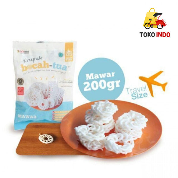 Bocah Tua Kerupuk Mawar 200gr